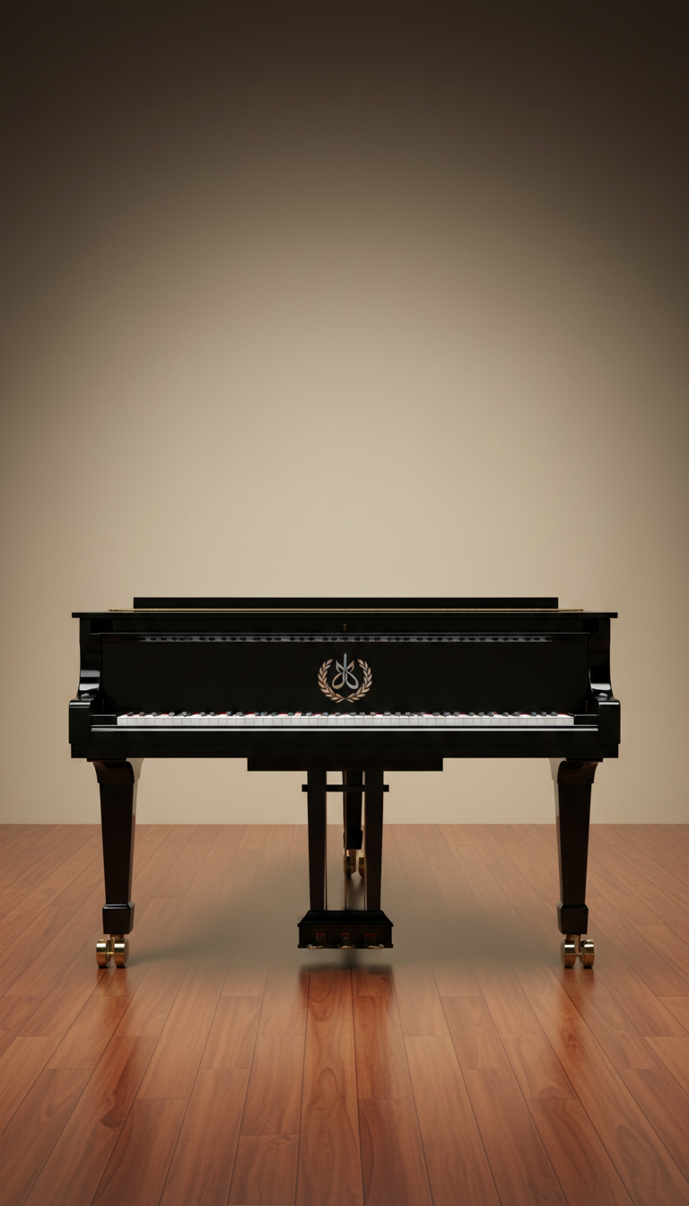 Grand Piano With Custom Academy Insignia