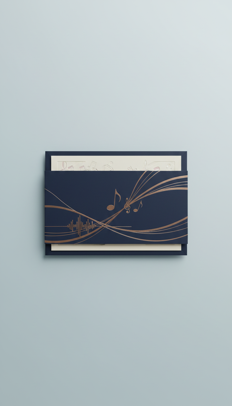 Embossed Certificate with Minimalist Folder