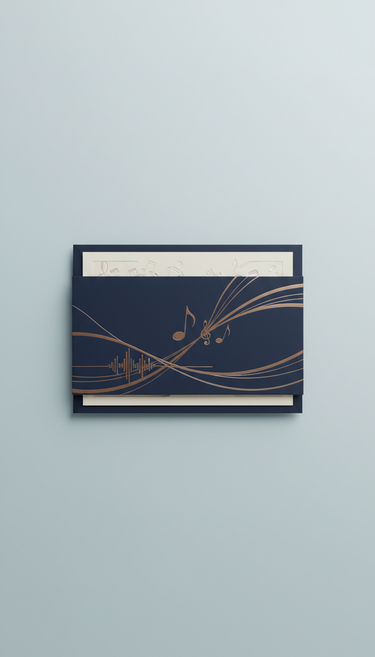 Embossed Certificate with Minimalist Folder