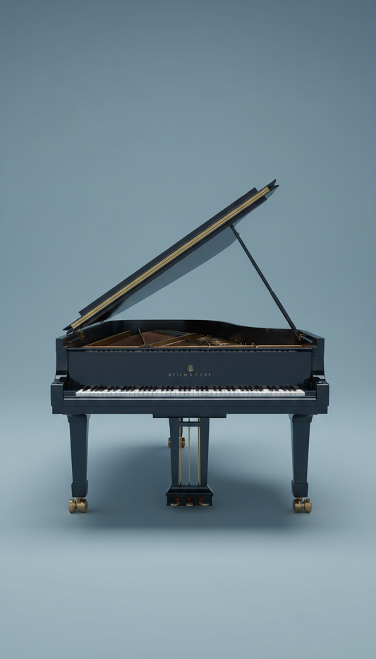 Grand Piano with Bronze Accents