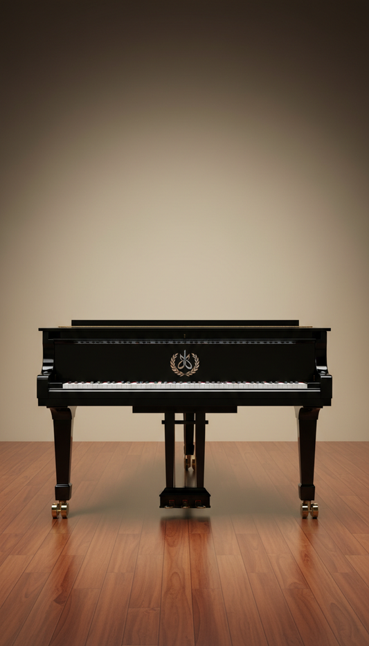Grand Piano With Custom Academy Insignia